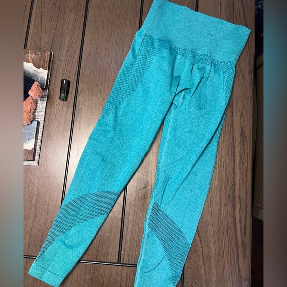 Ryderwear Teal Athletic Leggings small - Picture 2 of 2